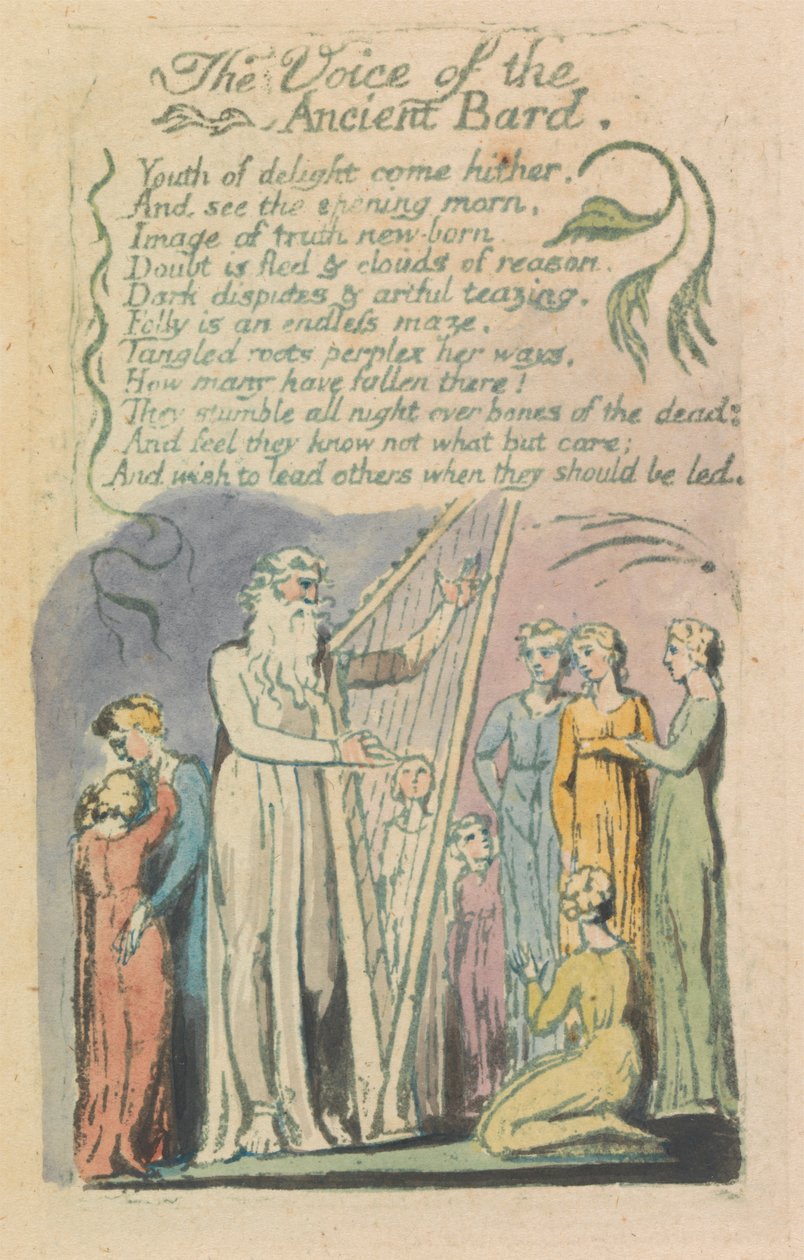 Sange om uskyld og om erfaring, plade 22, "The Little Girl Found" (Bentley 36) af William Blake