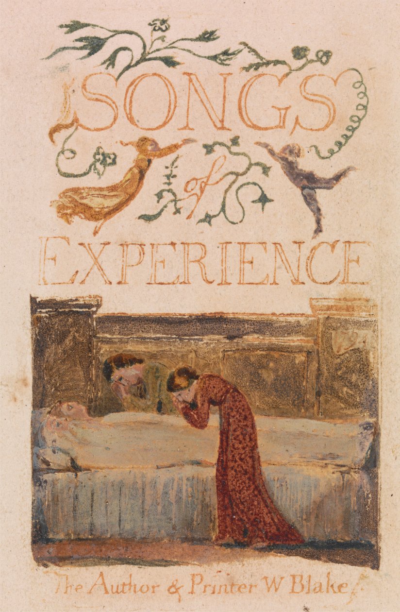 Sange om uskyld og om oplevelse, Plade 33, Oplevelses titelside (Bentley 29) af William Blake