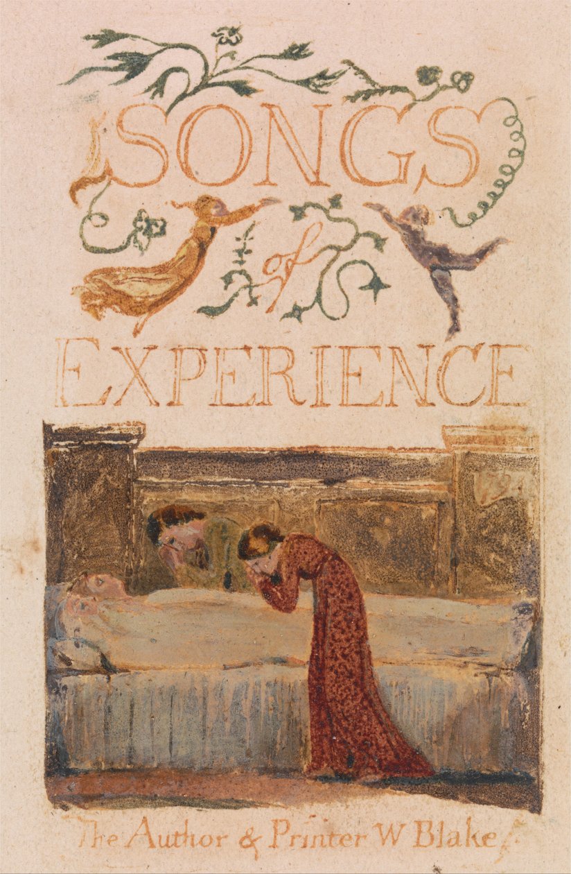 Songs of Innocence and of Experience, Plate 33, Experience Title Page (Bentley 29) af William Blake