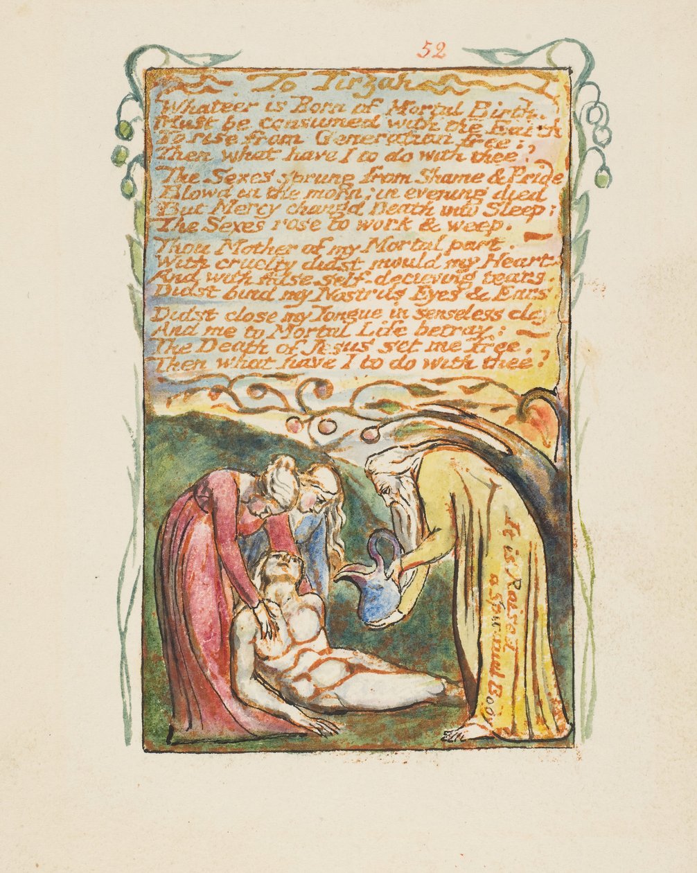 Sange om uskyld og erfaring: Til Tirzah, ca. 1825. af William Blake