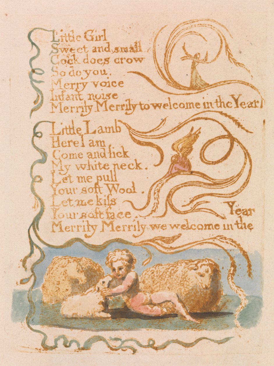 Frühling (Tafel 26) af William Blake