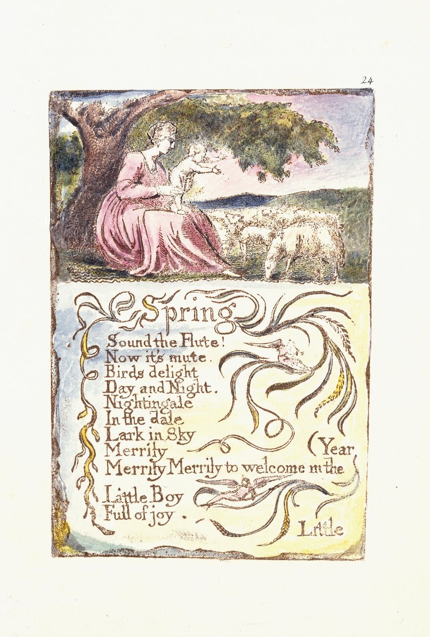 Forår, 1789 af William Blake