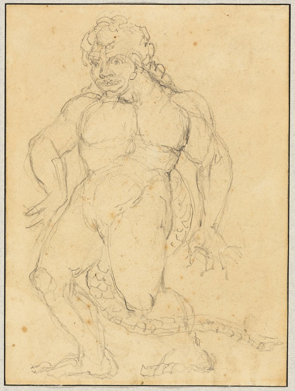 Studie af Agnello Brunelleschis figur af William Blake