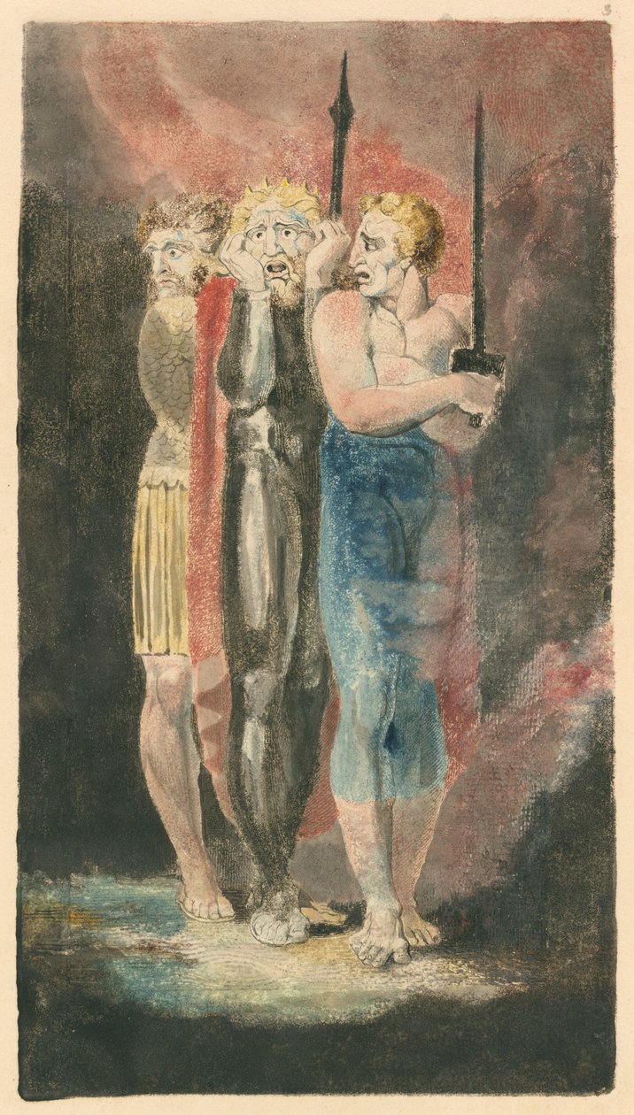 Anklagerne for tyveri, utroskab, mordkrig, ca. 17941796. af William Blake