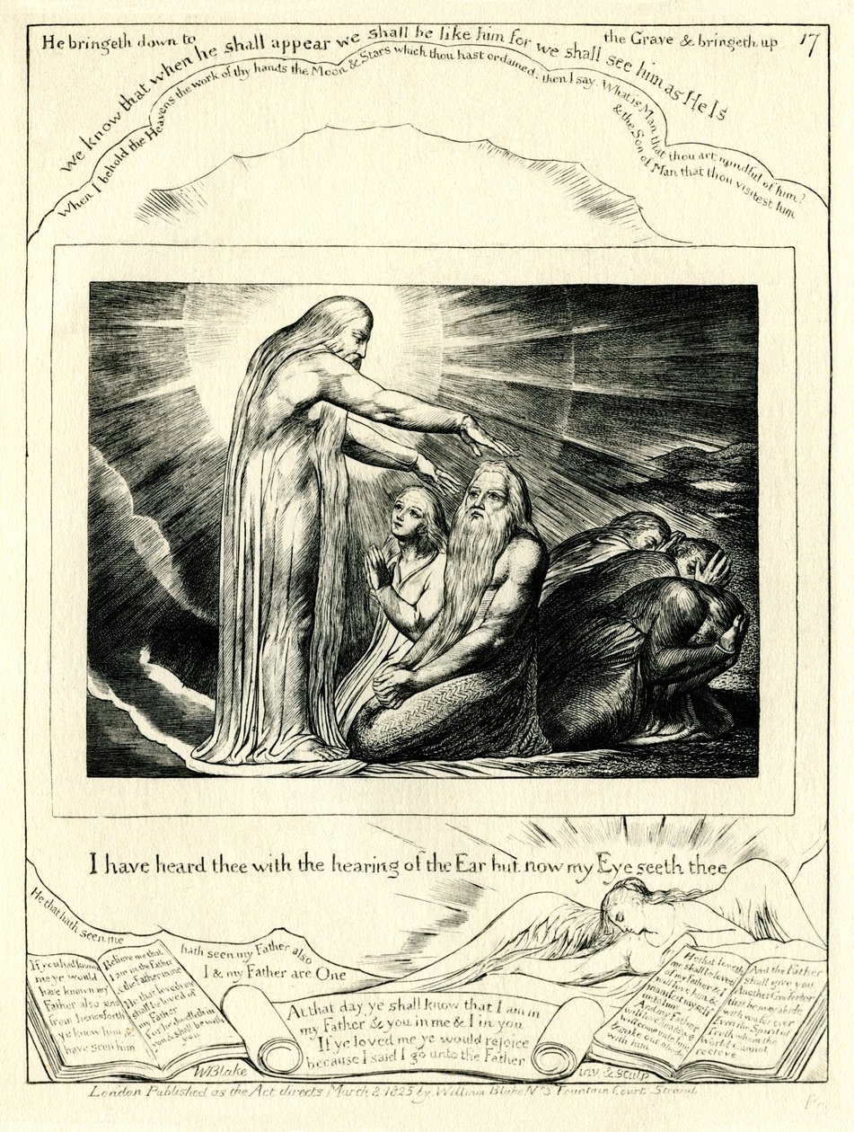 Jobs Bog 42:5 af William Blake