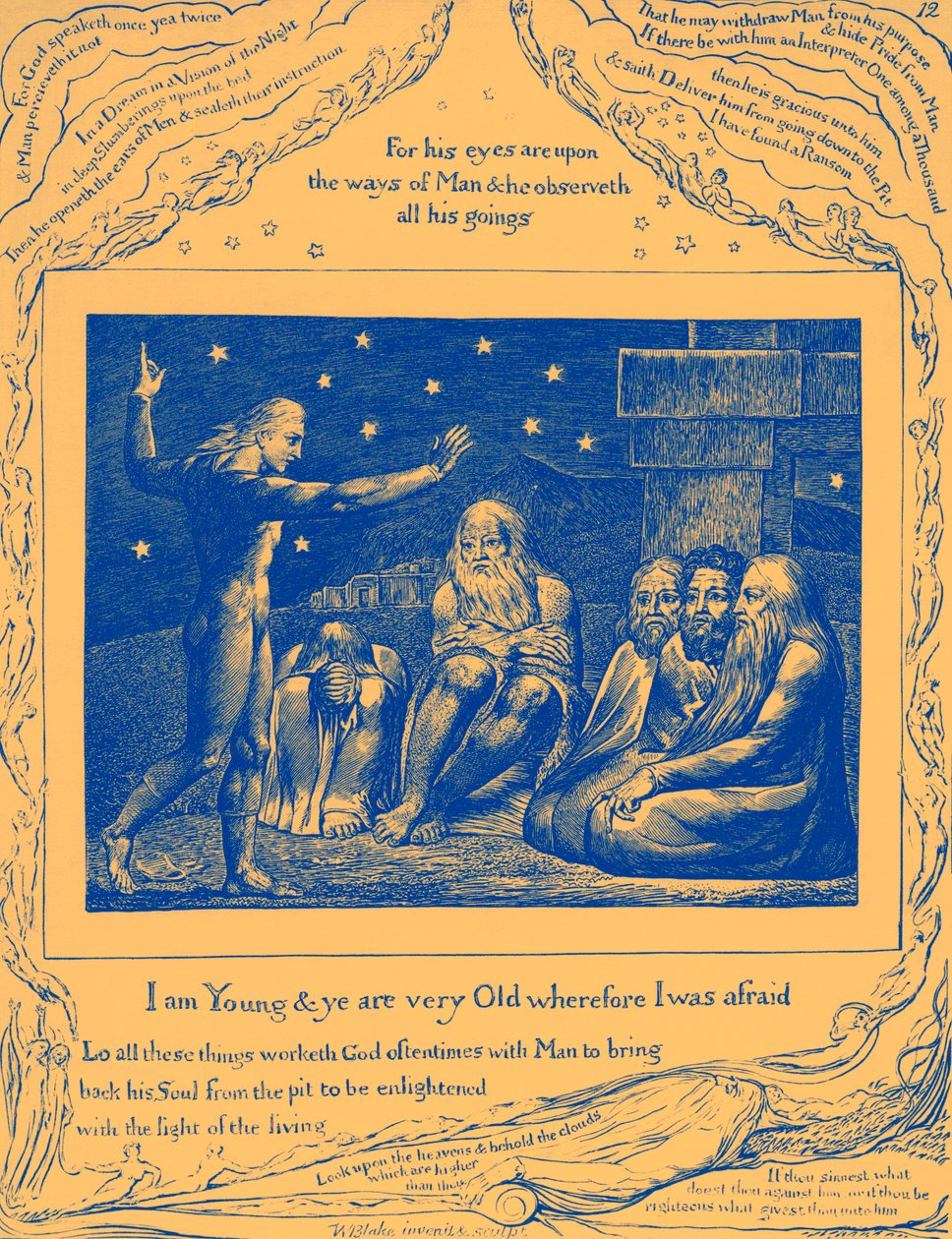 The Book of Job illustrationer af William Blake af William Blake