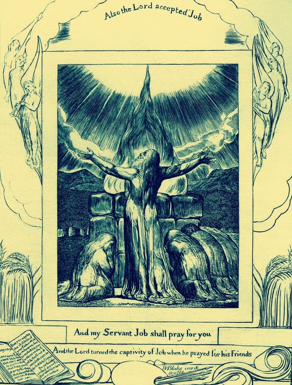 The Book of Job illustrationer af William Blake af William Blake