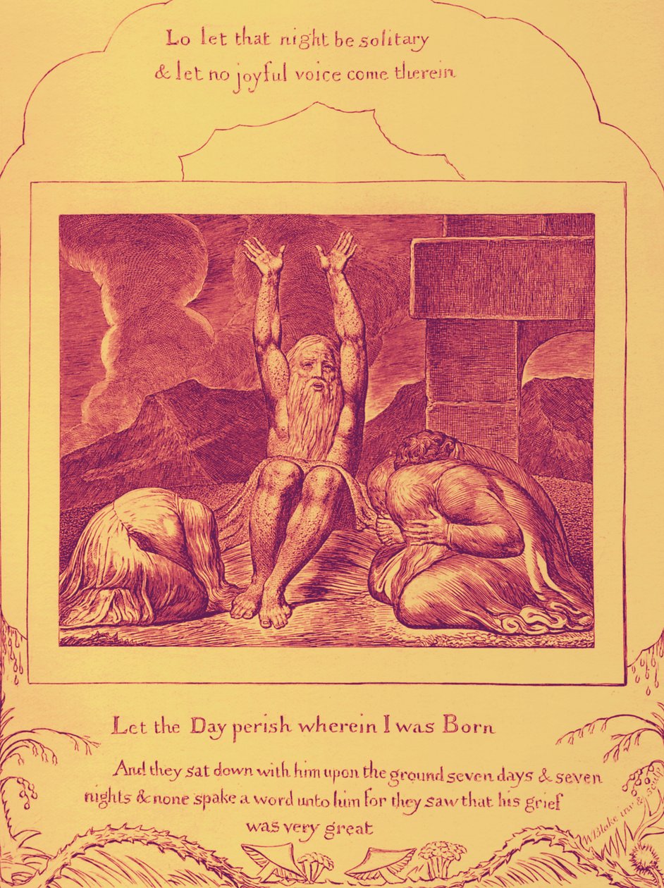 The Book of Job illustrationer af William Blake af William Blake