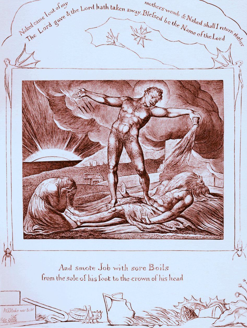 The Book of Job illustrationer af William Blake af William Blake