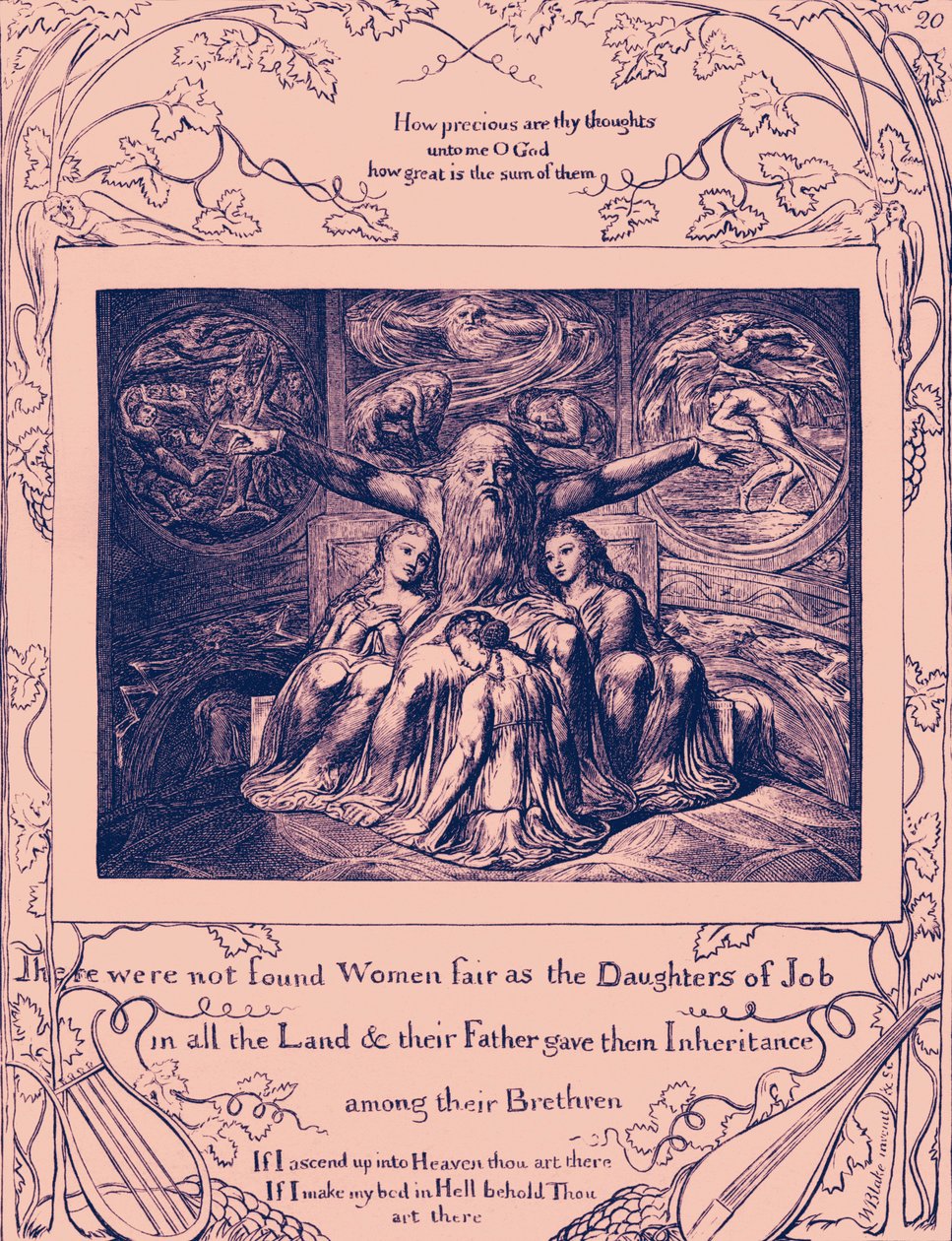 The Book of Job illustrationer af William Blake af William Blake