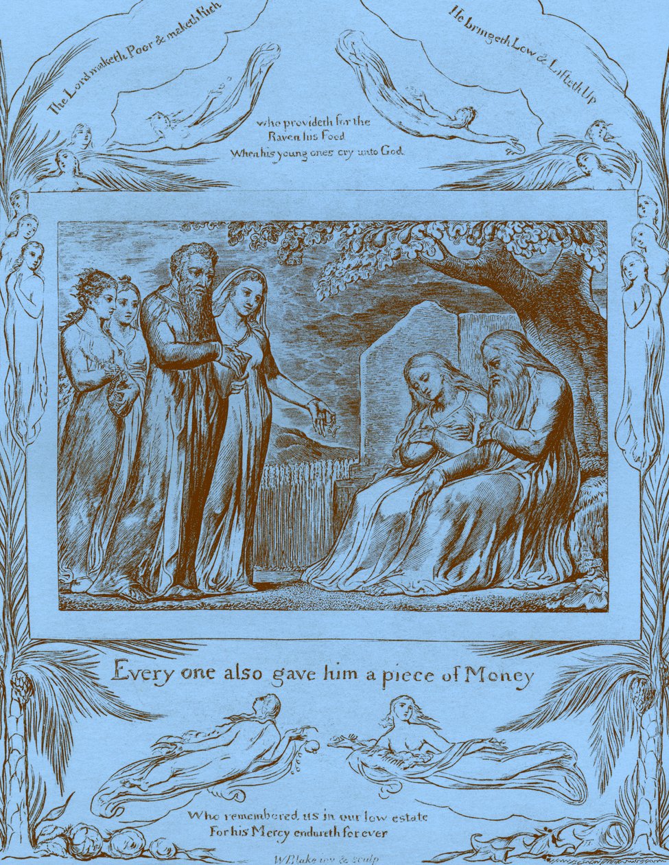 The Book of Job illustrationer af William Blake af William Blake