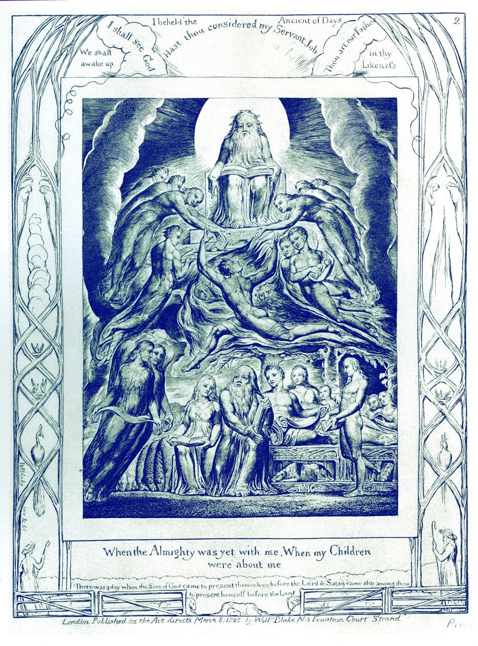 The Book of Job illustrationer af William Blake af William Blake