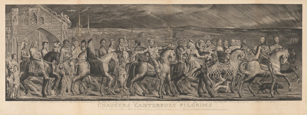 Canterbury-pilgrimmene af William Blake