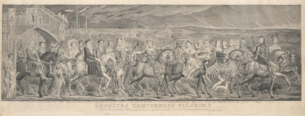 Canterbury-pilgrimmene af William Blake