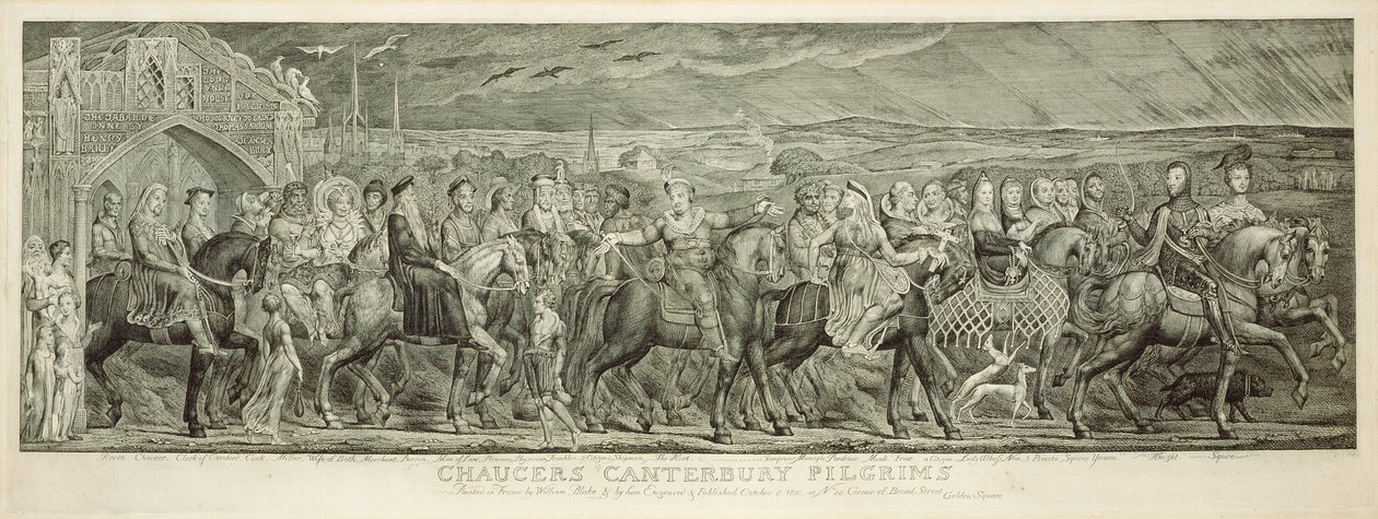 Canterbury-pilgrimmene af William Blake