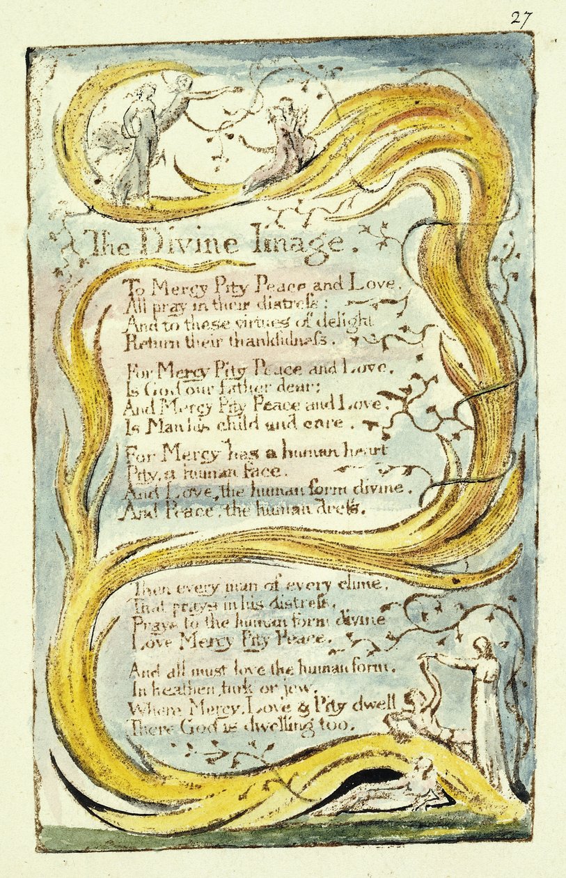 Det guddommelige billede, 1789 af William Blake