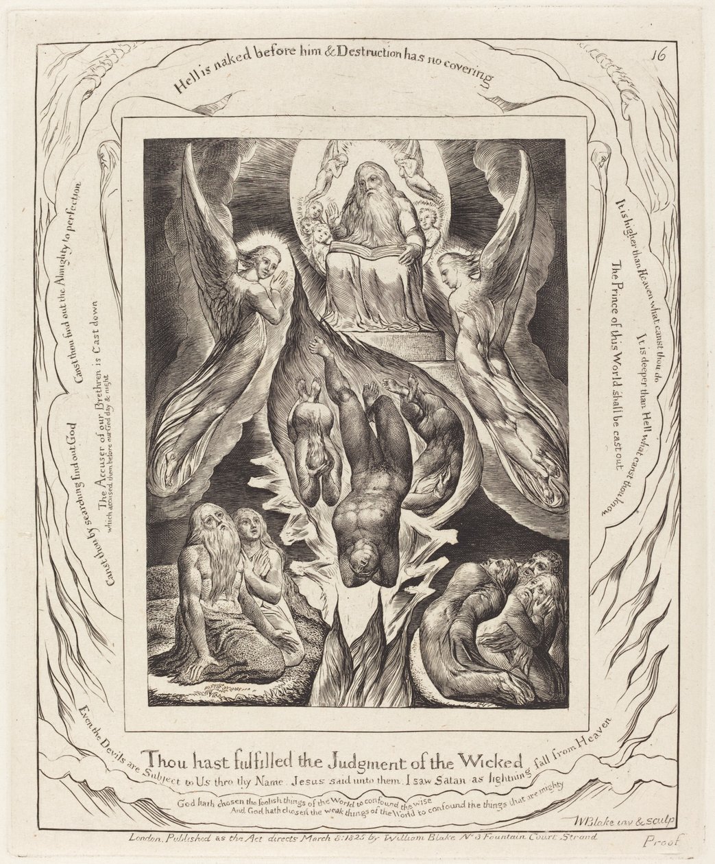 Satans fald af William Blake