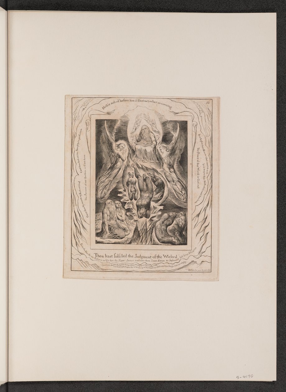 Satans fald af William Blake