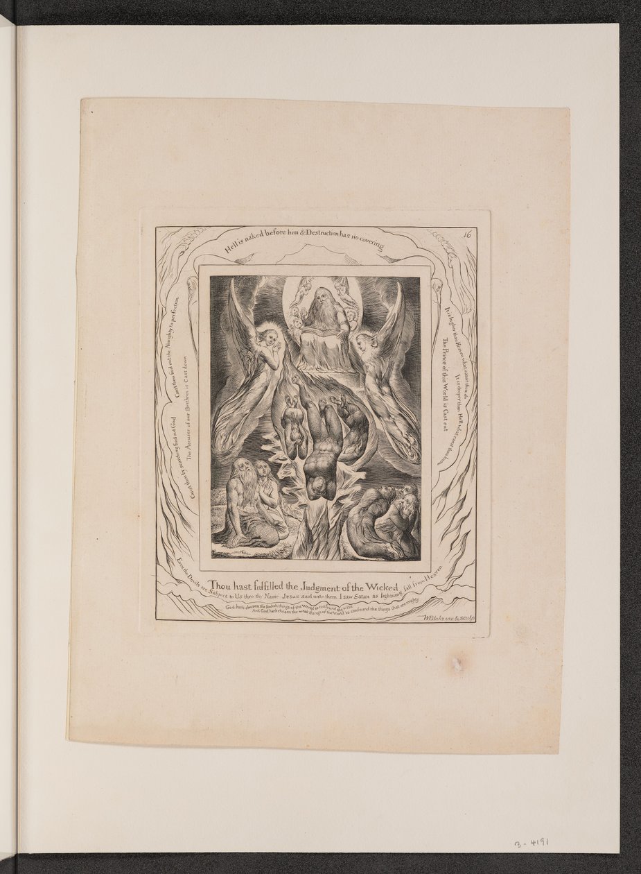 Satans fald af William Blake