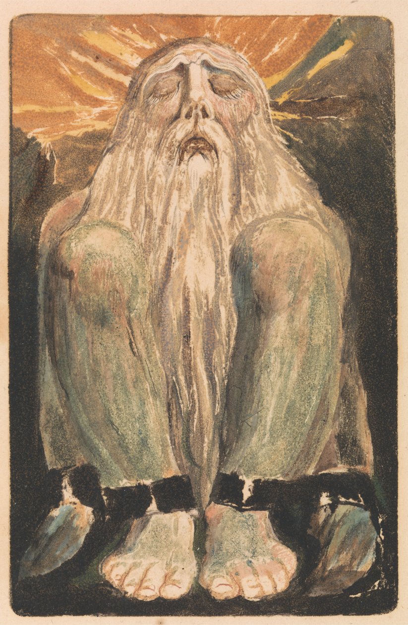 Den første bog af Urizen, plade 12 (Bentley 22) af William Blake