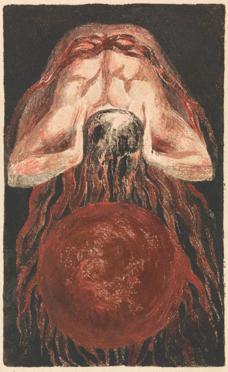 The First Book of Urizen, Plade 16 (Bentley 17) af William Blake