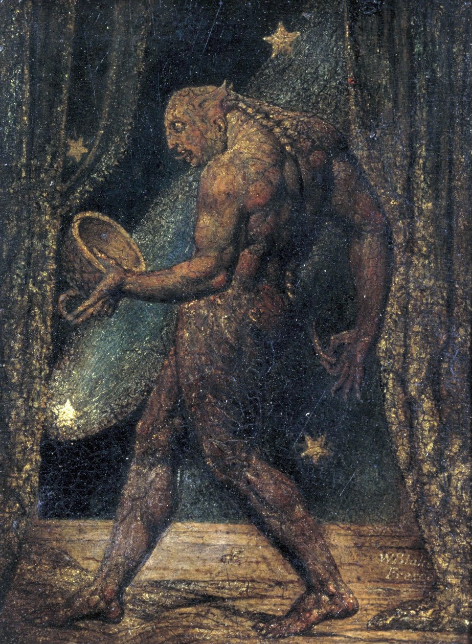 Spøgelsen af en loppe af William Blake