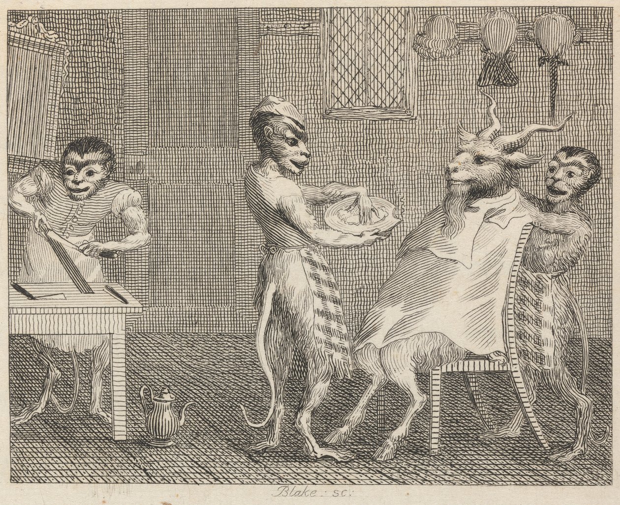 Geden uden skæg af William Blake