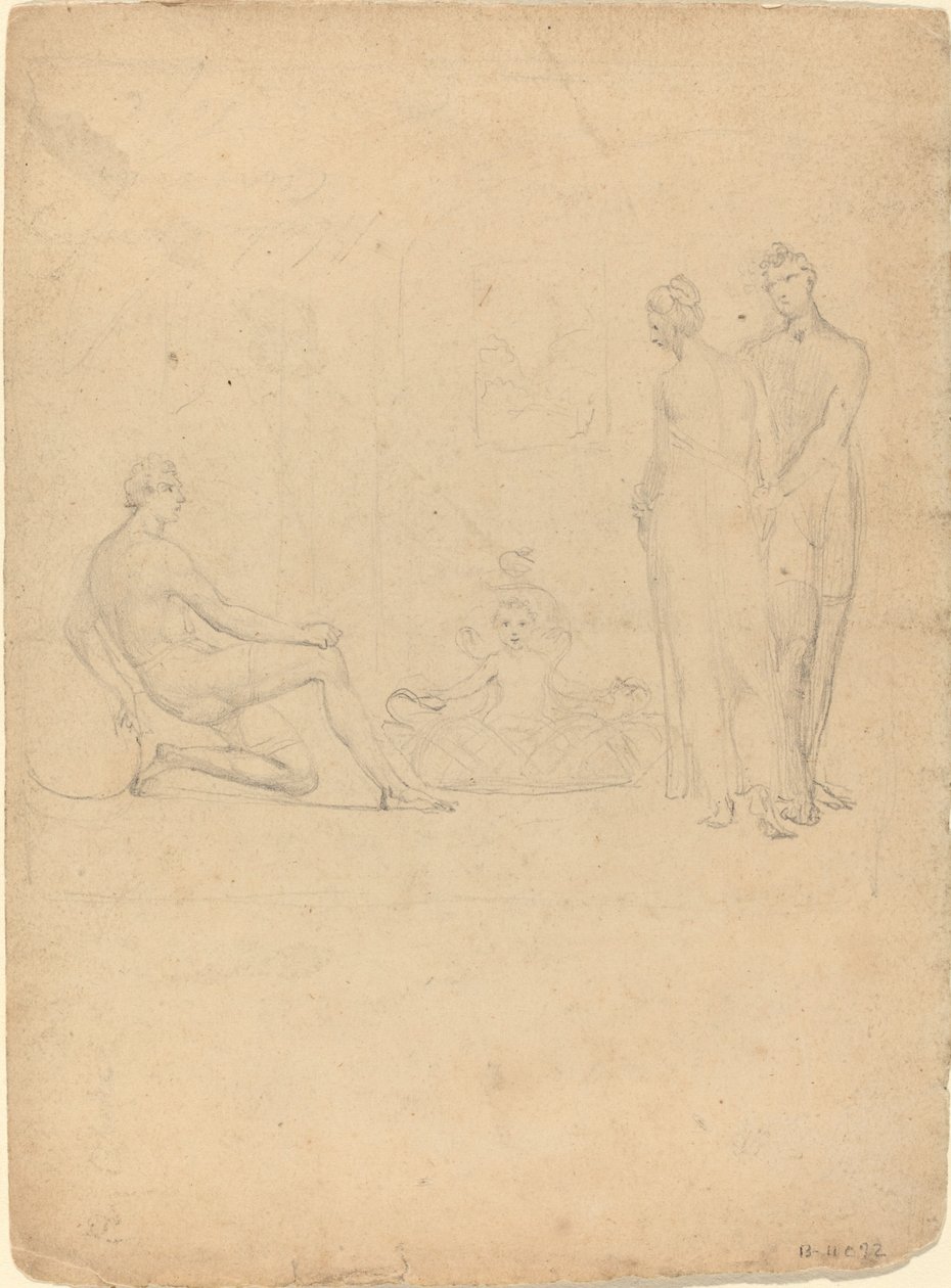Spædbarnet Hercules, der dræber slangerne af William Blake