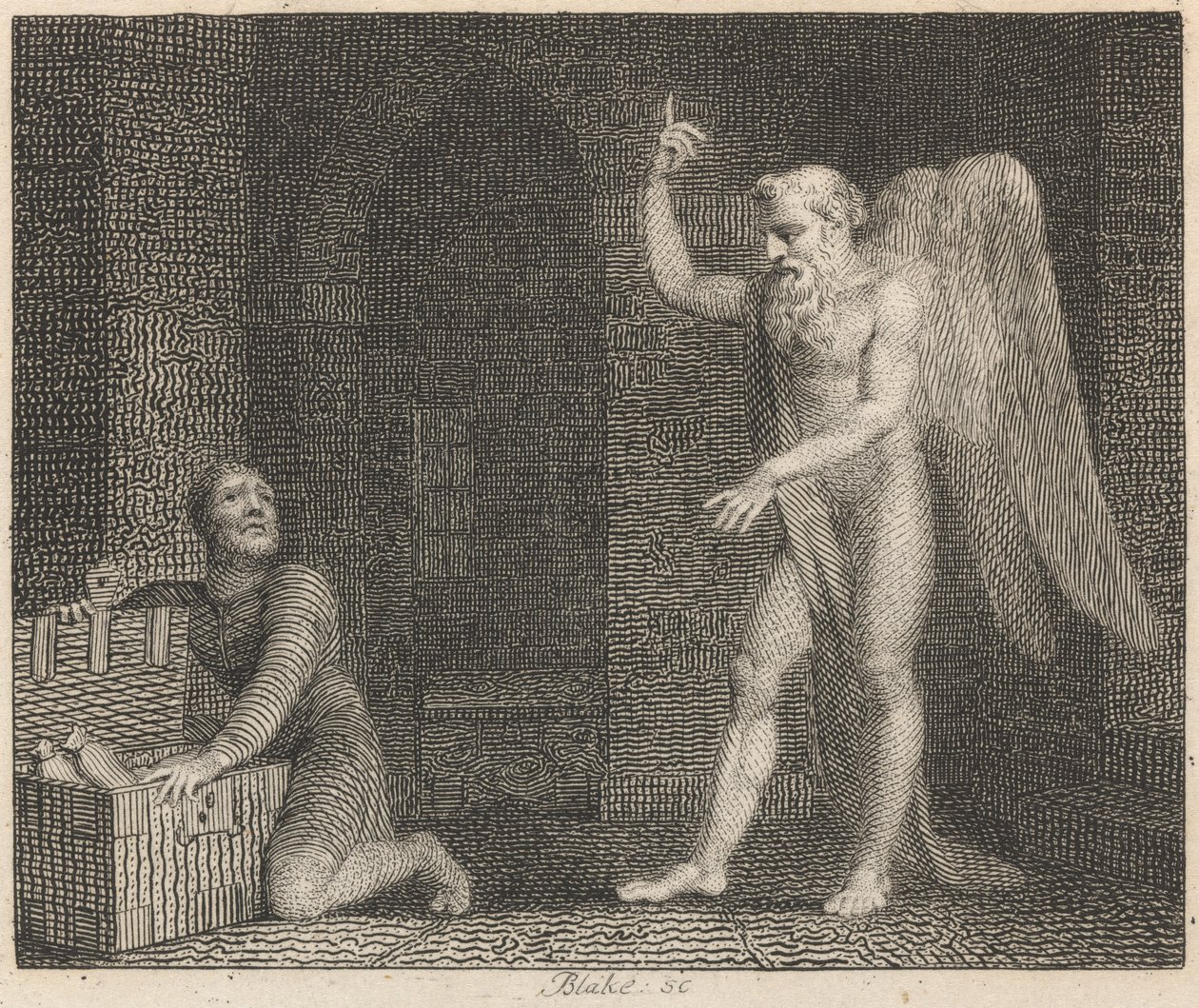 Gnidderen og Plutus af William Blake