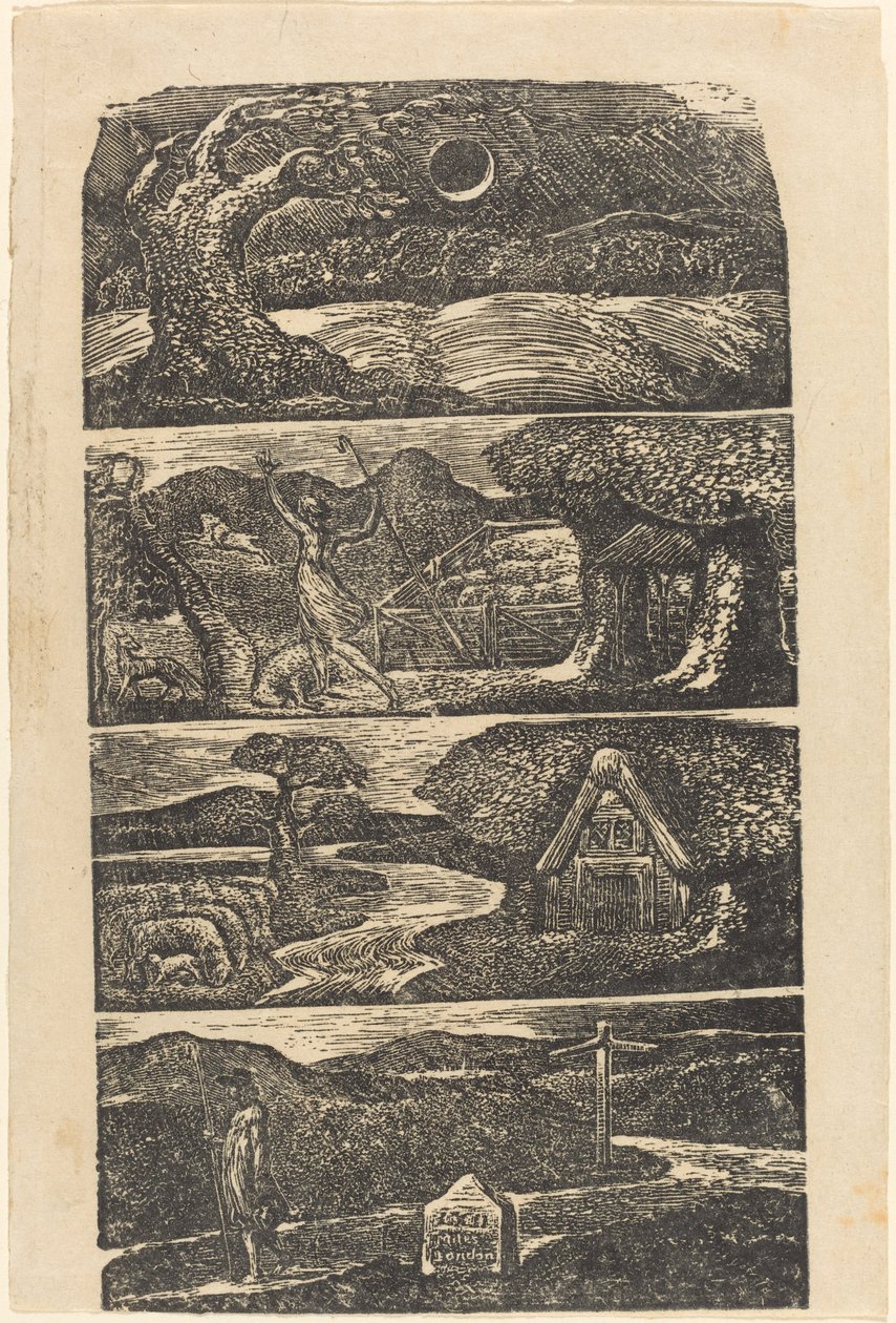Pastoralerne af Virgil af William Blake