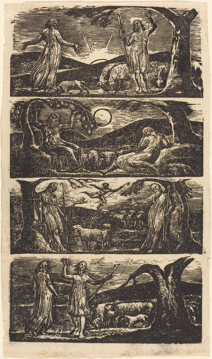 Pastoralerne af Virgil af William Blake