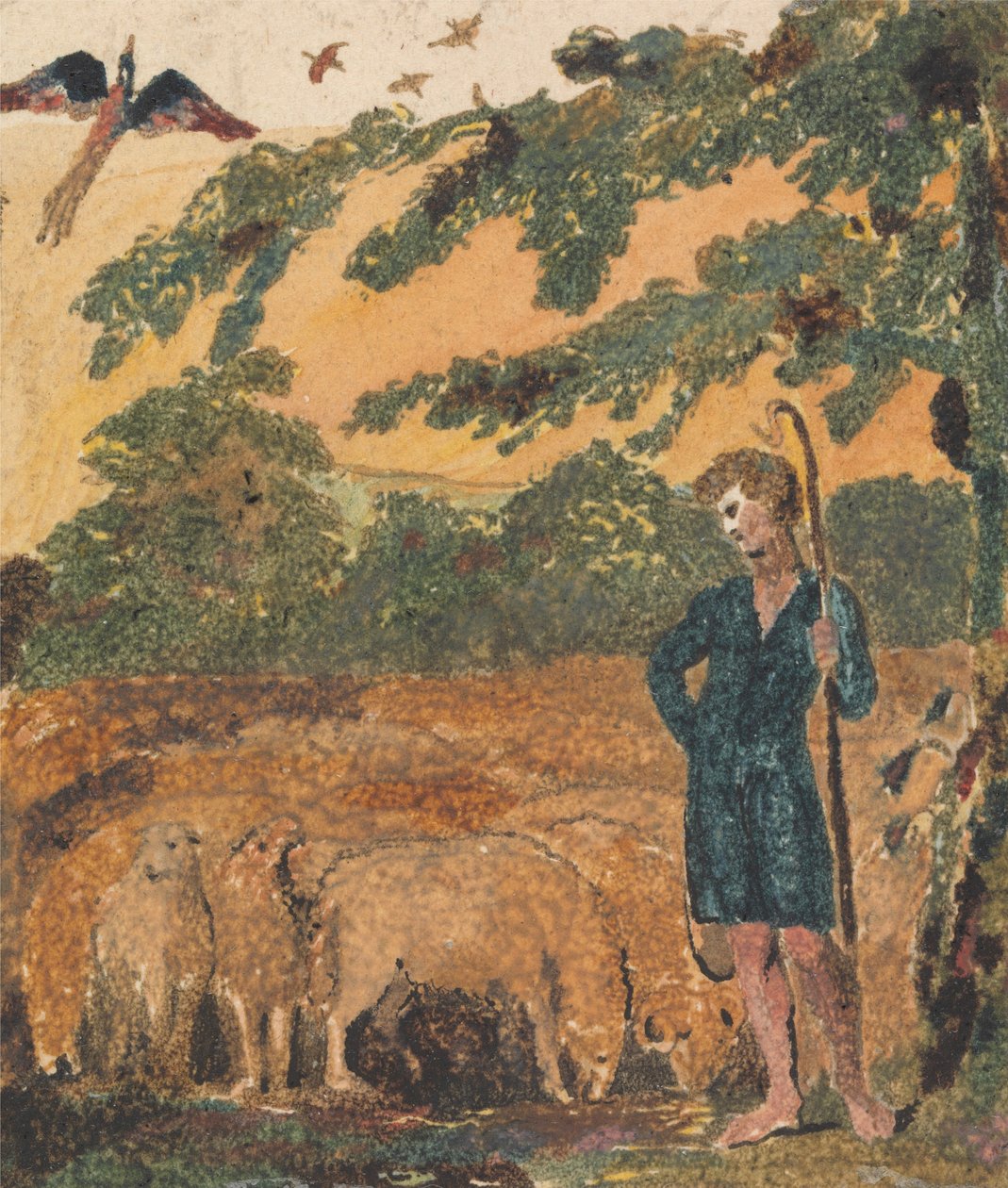Der Hirte, aus Songs of Innocence af William Blake