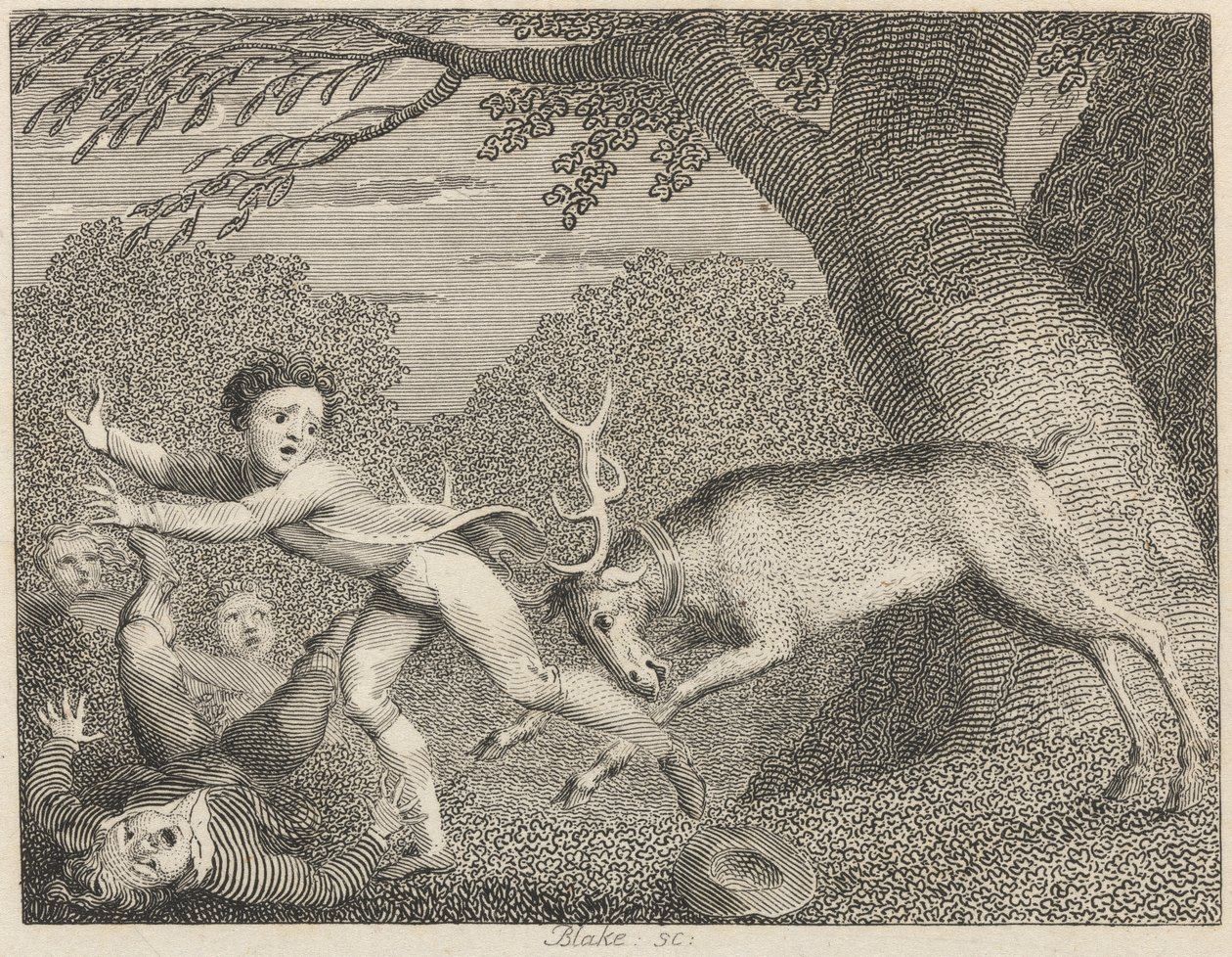 Den tamme kronhjort af William Blake