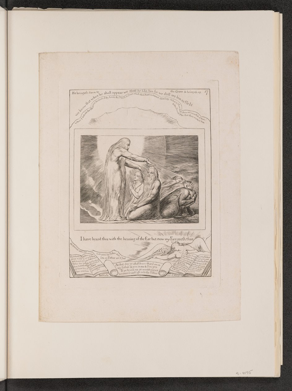 Kristi syn, 1825. af William Blake