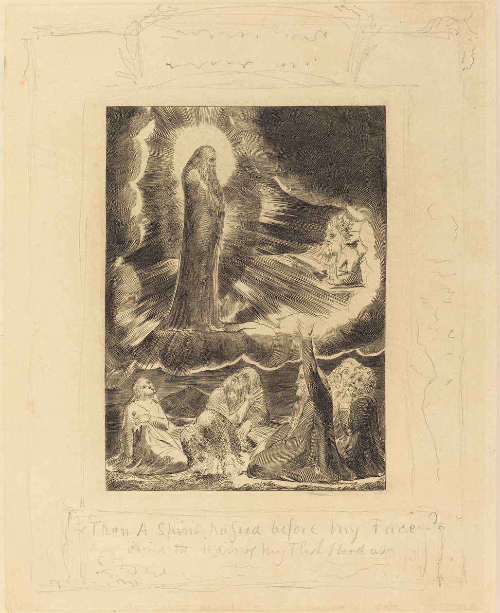 Synet om Elifaz af William Blake