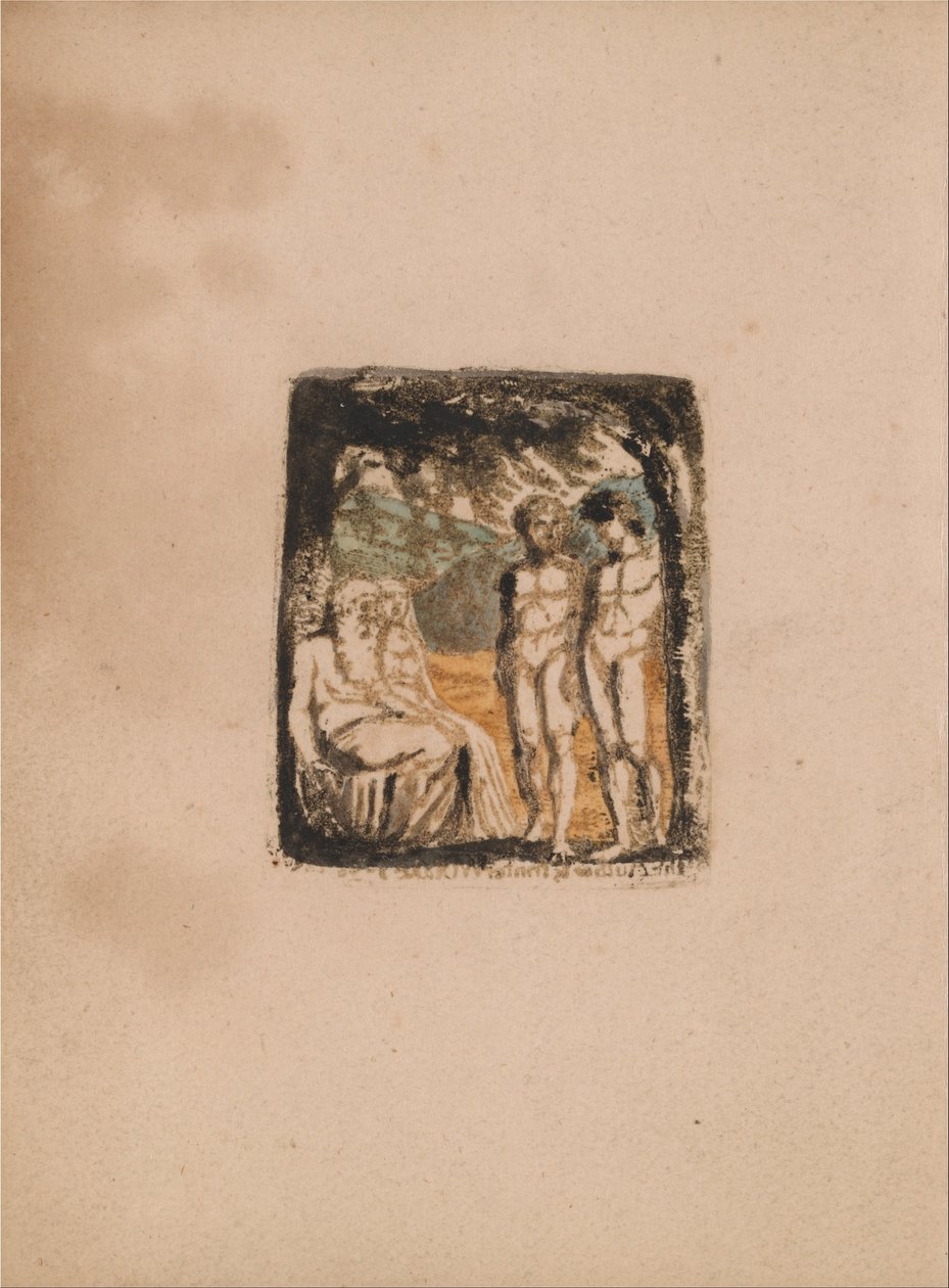 There Is No Natural Religion, Plate 1, Frontispiece (Bentley a1) af William Blake