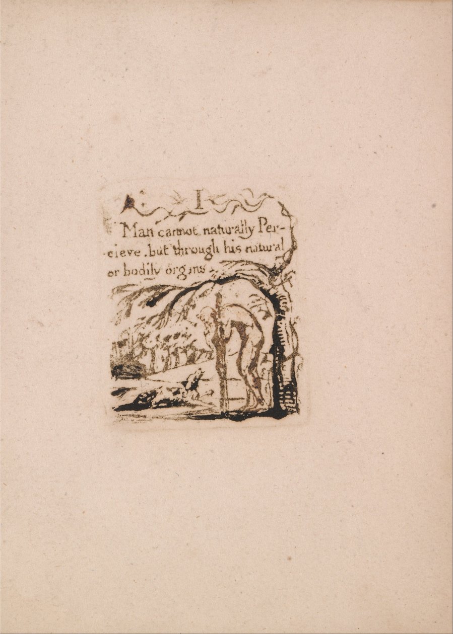 Der er ingen naturlig religion, plade 3, jeg kan ikke naturligt. . . . (Bentley a4) af William Blake