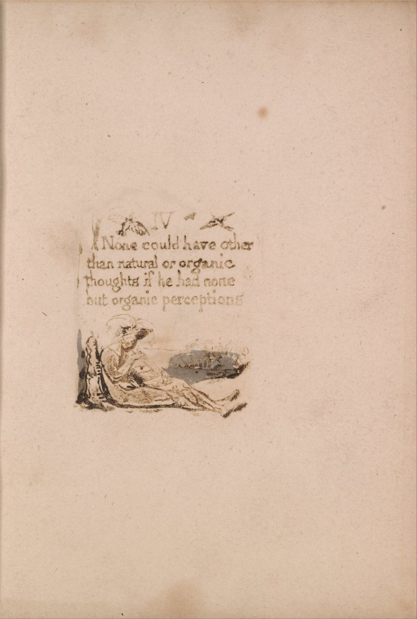 Der er ingen naturlig religion, plade 6, IV Ingen kunne have. . . . (Bentley a7) af William Blake