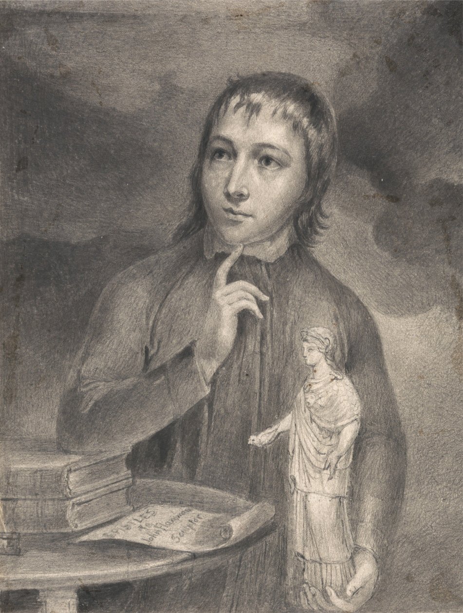 Thomas Alphonso Hayley, tegning i halv figur af William Blake