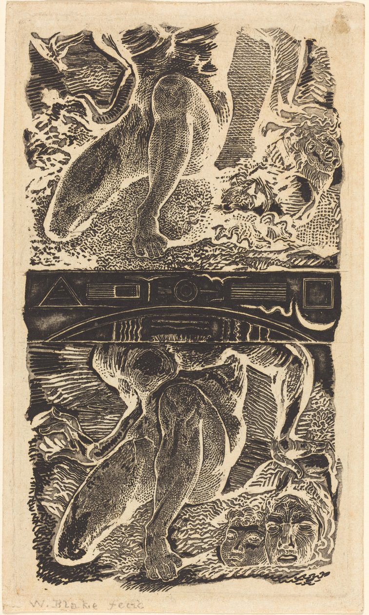 Ukendt emne (lad ham se op i himlen og grine i den lyse luft) af William Blake