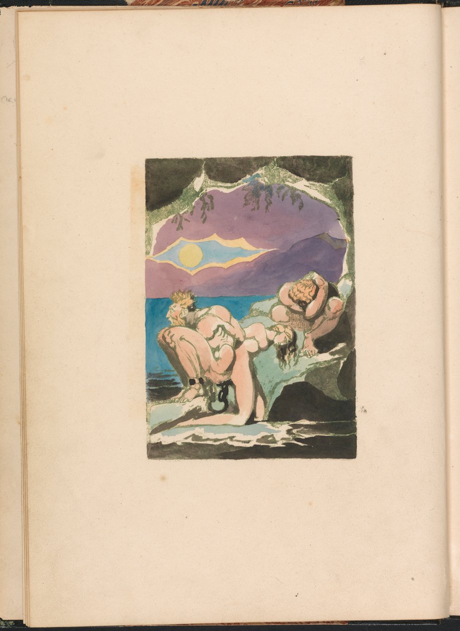 Visions of the Daughters of Albion, Plade 1, Frontispice af William Blake