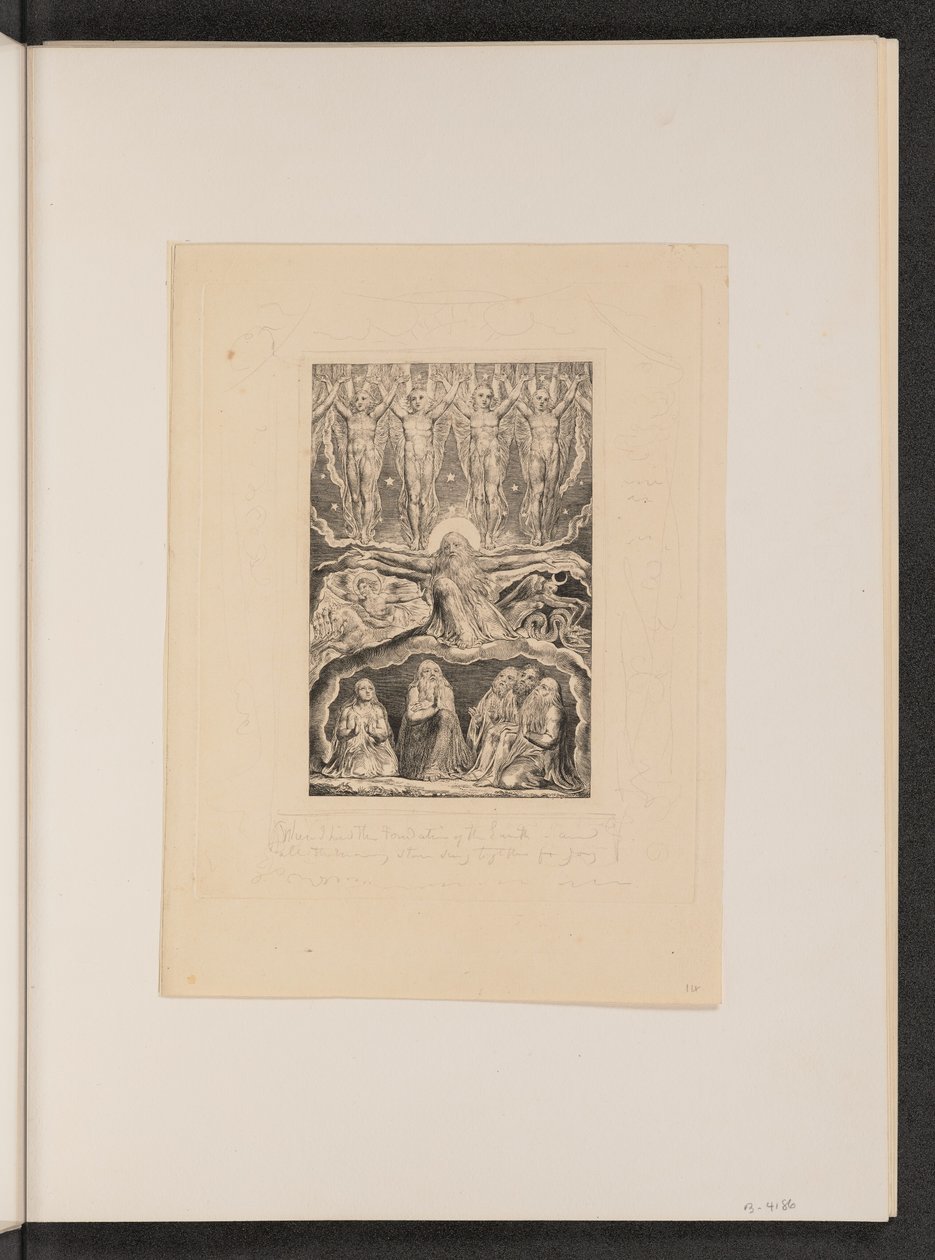 Da Morgenstjernerne sang sammen af William Blake