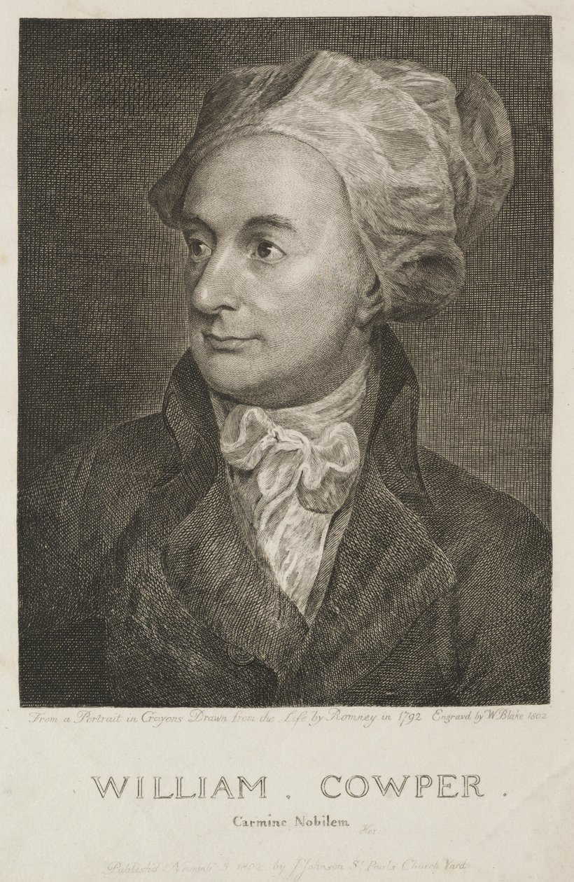 William Cowper, 1802. af William Blake