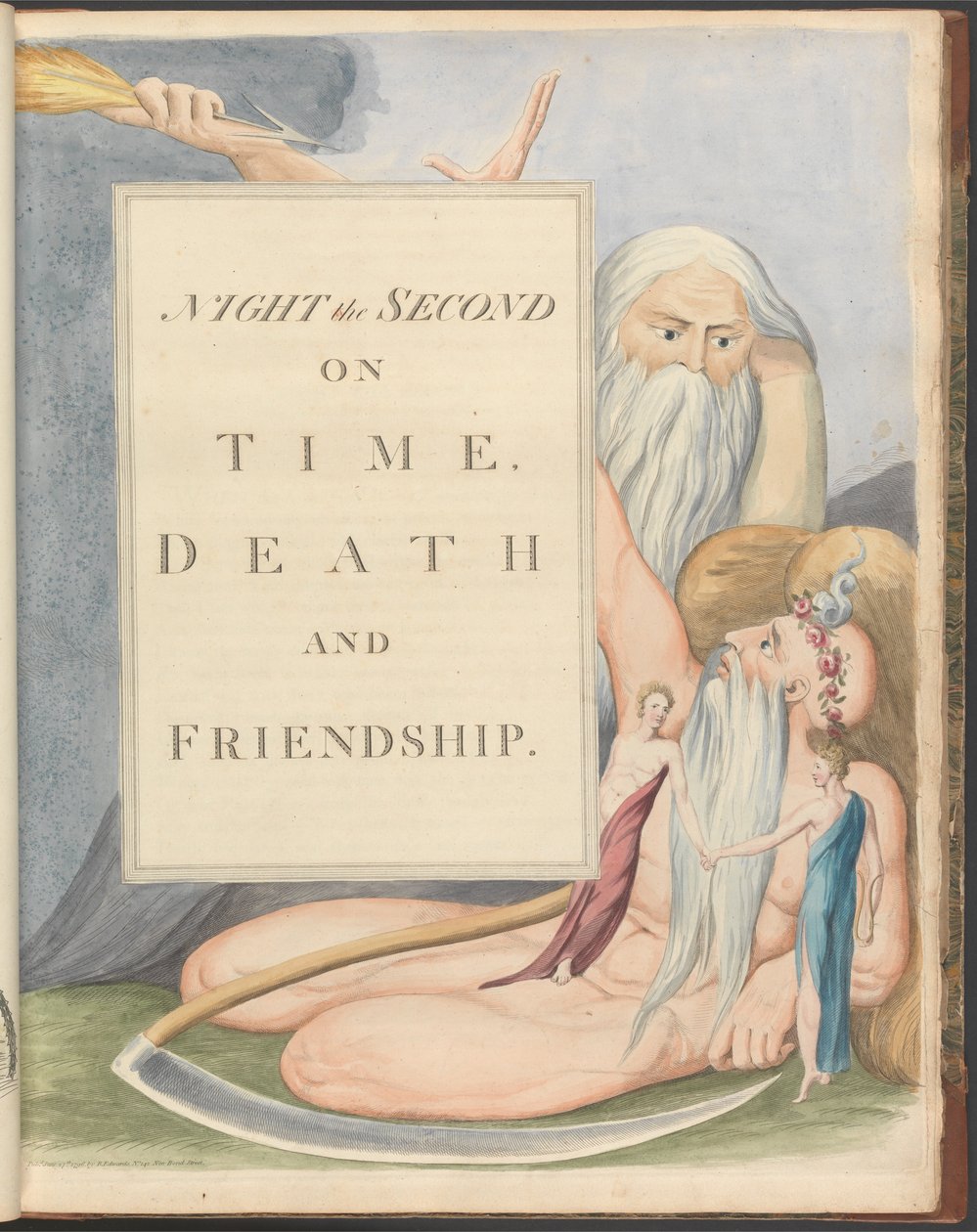 Youngs Night Tanker, Side 17, Night the Second, On Time, Death and Friendship. af William Blake