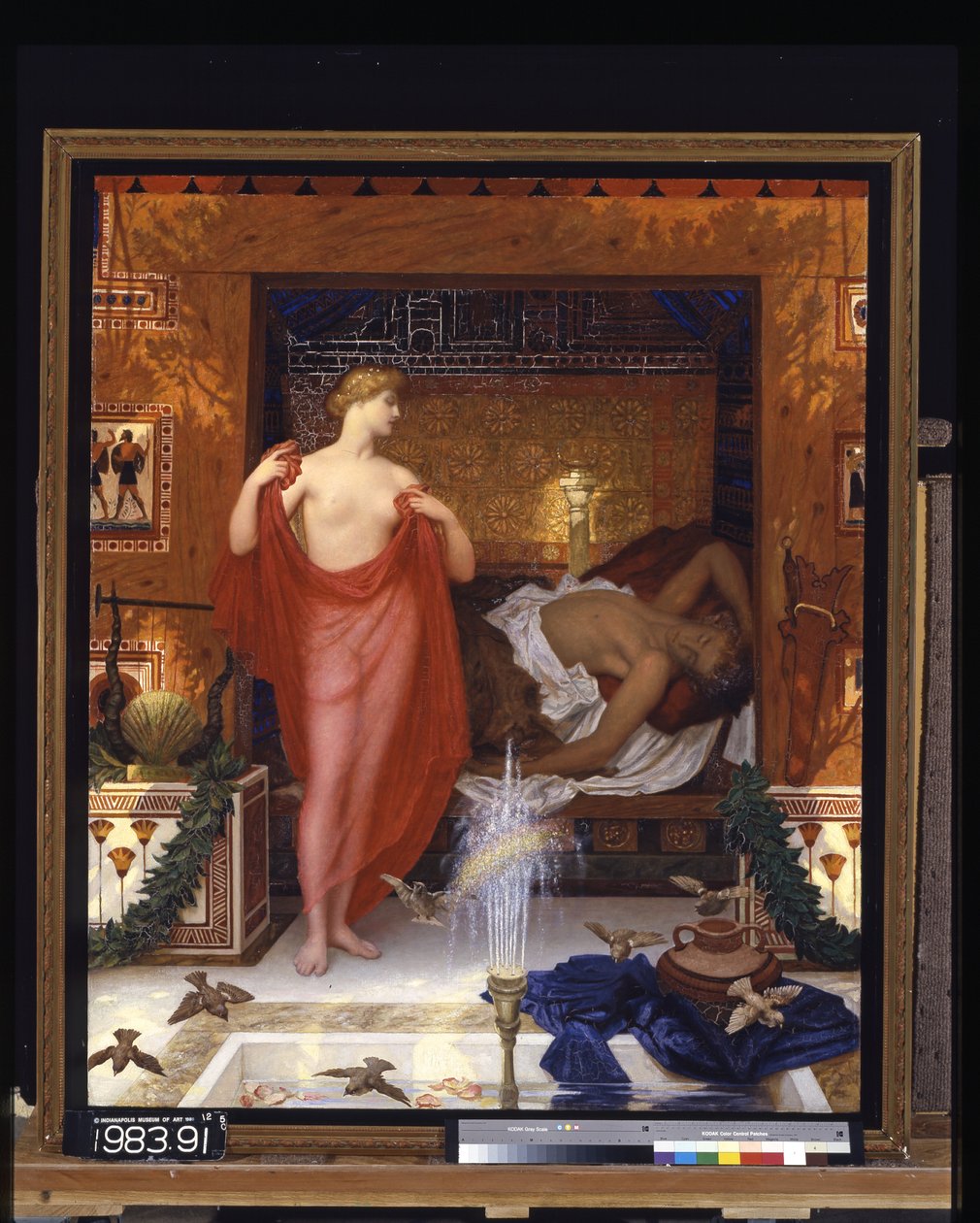 Hera In The House Of Hephaistos (olie på lærred) af William Blake Richmond