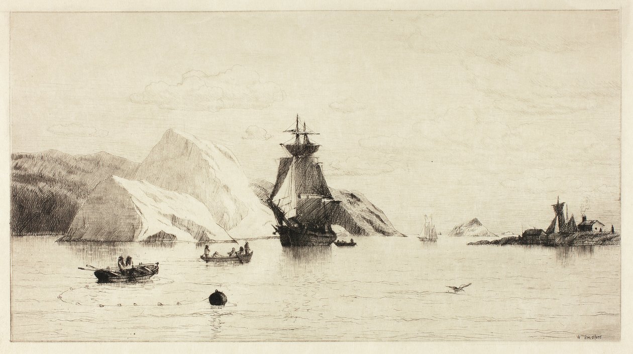 Arktisk havlandskab af William Bradford
