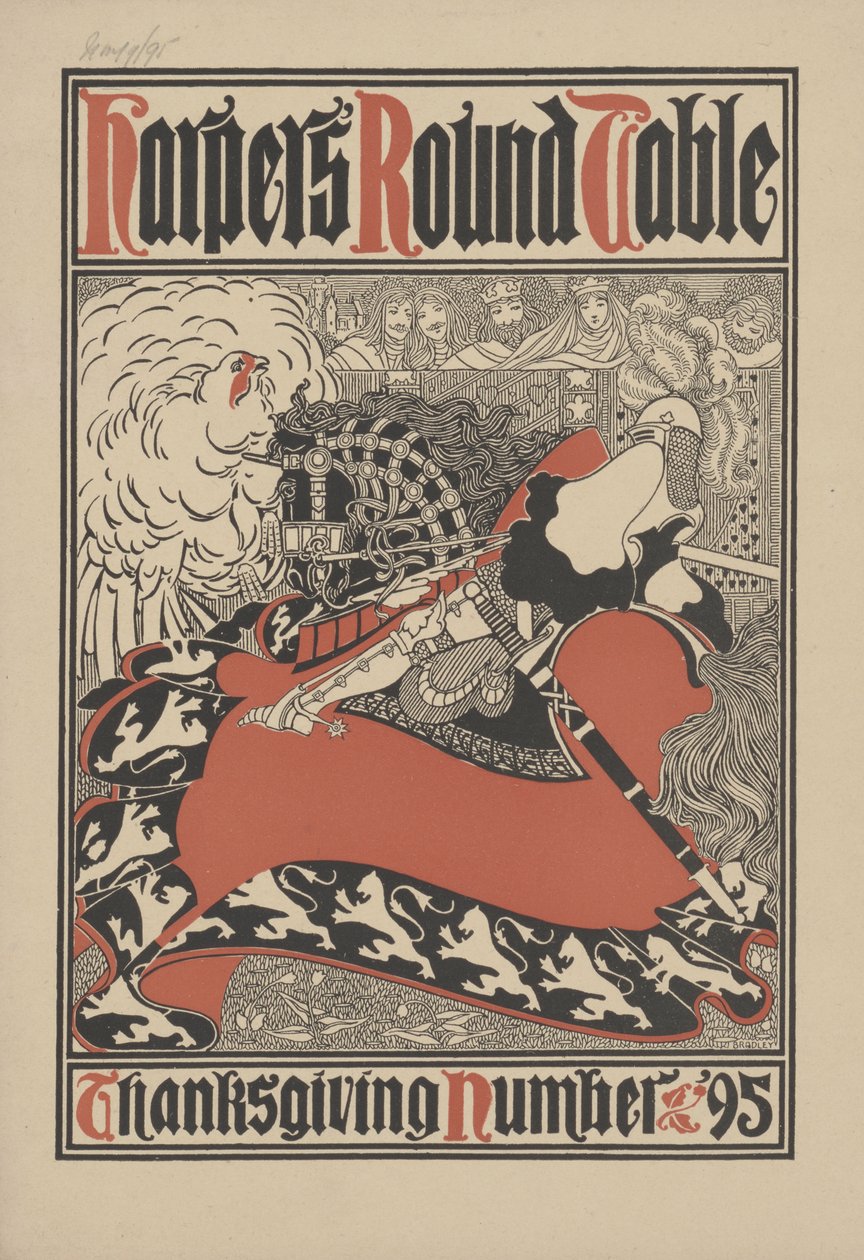Harpers runde bord - Thanksgiving nummer, 1895 af William Bradley