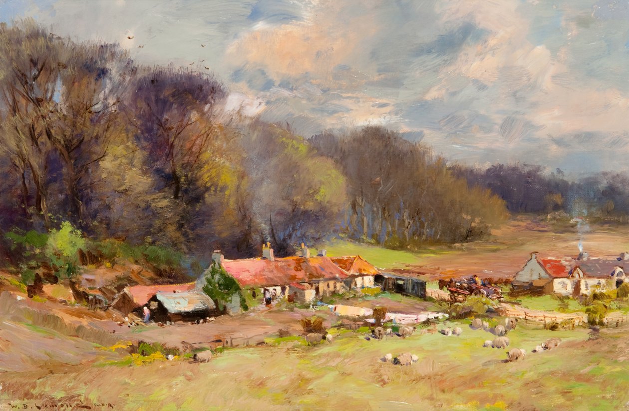 Bog Earn, Fife [eller Fife Scene] af William Bradley Lamond