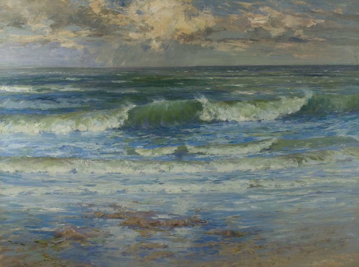 Nordsøen (olie på lærred) af William Bradley Lamond