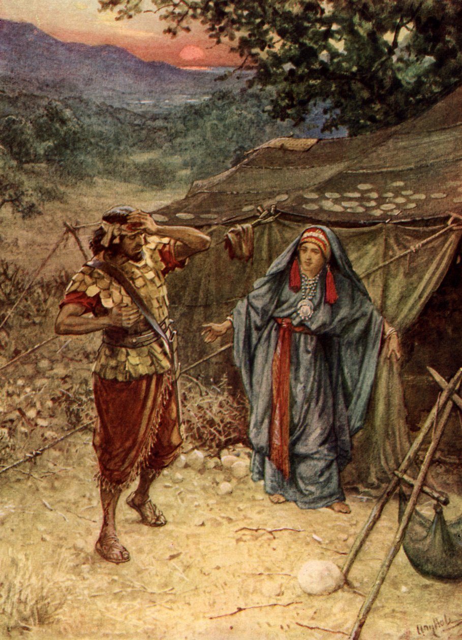 Jael Yael og Sisera - Bibelen af William Brassey Hole